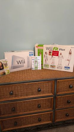 Nintendo Wii console & Wii Fit Plus bundle - complete in Box