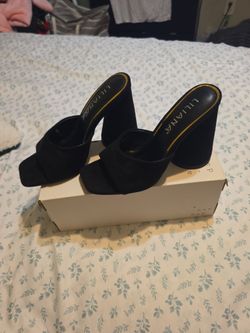 High heeled sandals