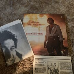 Vinyl Record Album. Joe Namath Movie Soundtrack  The  Last Rebel 