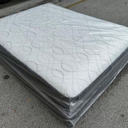 Queen Size Mattress Regular with Box springs New Mattresses For Sale 