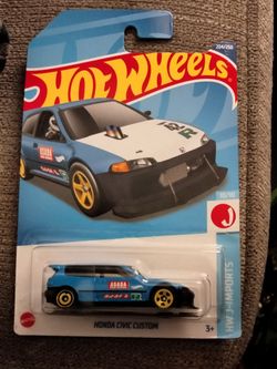 2022 Hot Wheels "Honda Civic Custom" #204/250 