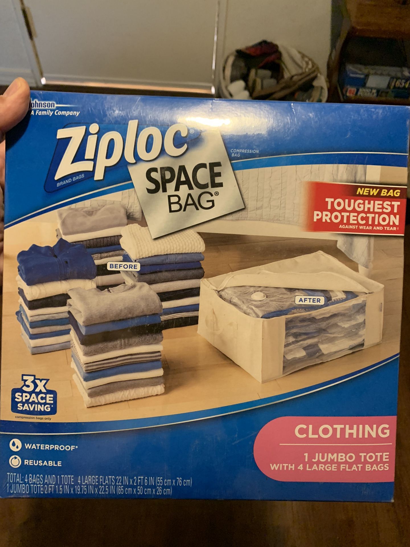 Ziploc Jumbo Space bags