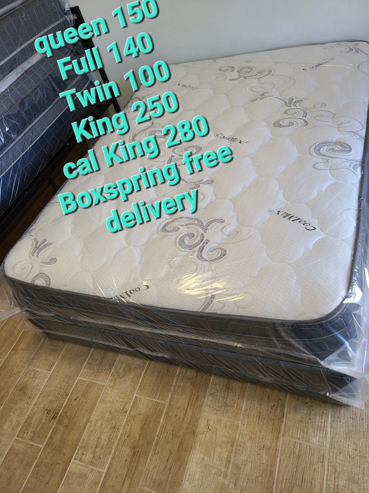 Mattress Pillow Top New 