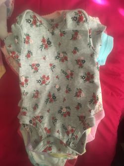 17 newborn girl short sleeve onesie