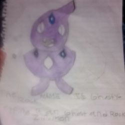 Fakemon: GhostyRock Drawing
