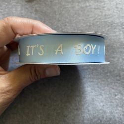 It’s a boy ribbon