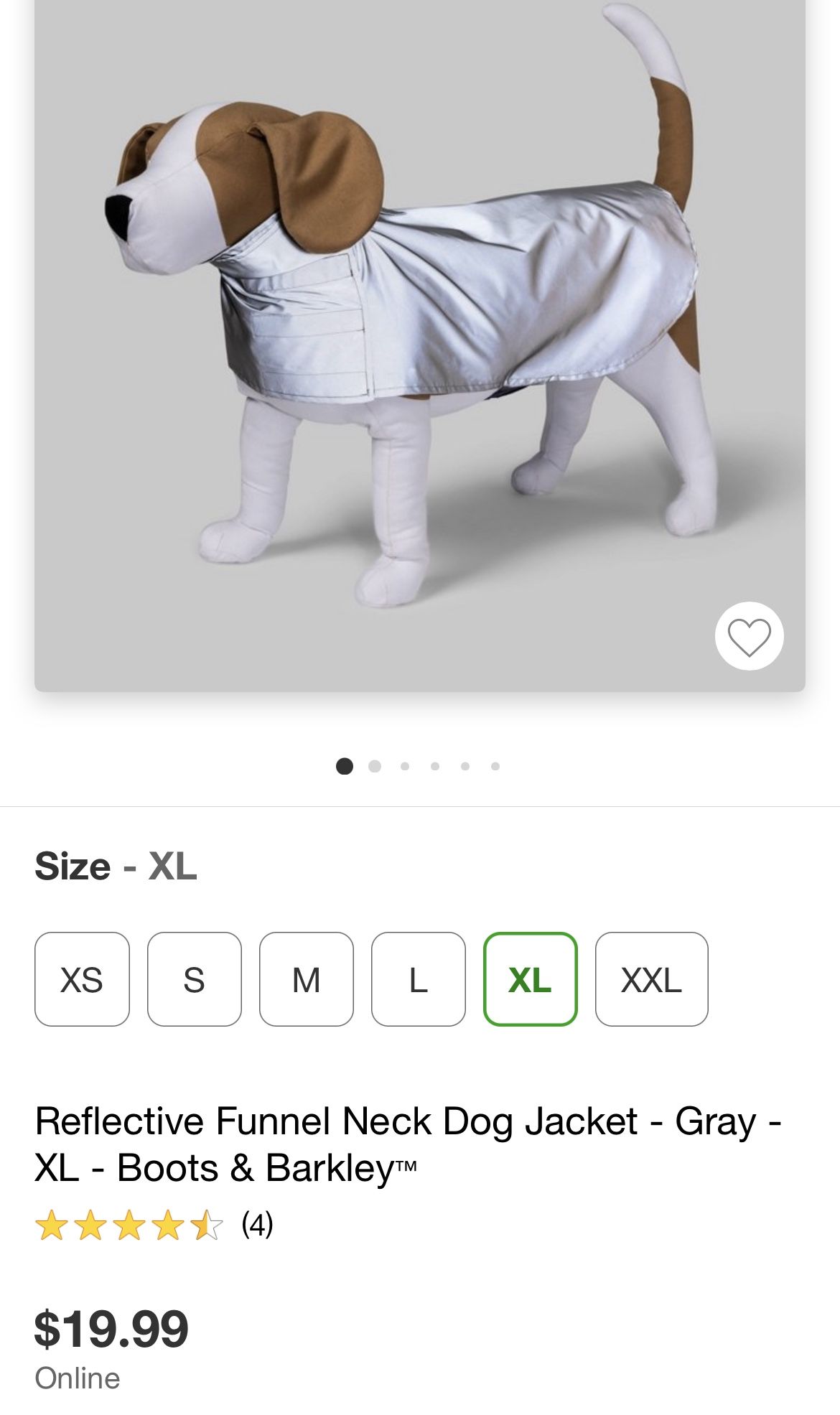 XLarge dog reflector jacket