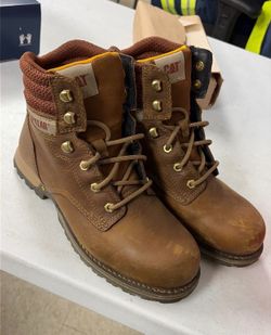 Caterpillar work boots women steel toe