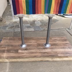 Van floor and slide out table for back of Van