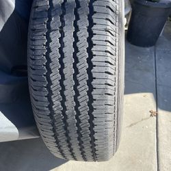 new tire 265/70/17-with wheel 