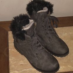 Apres Grey Winter Snow Boots