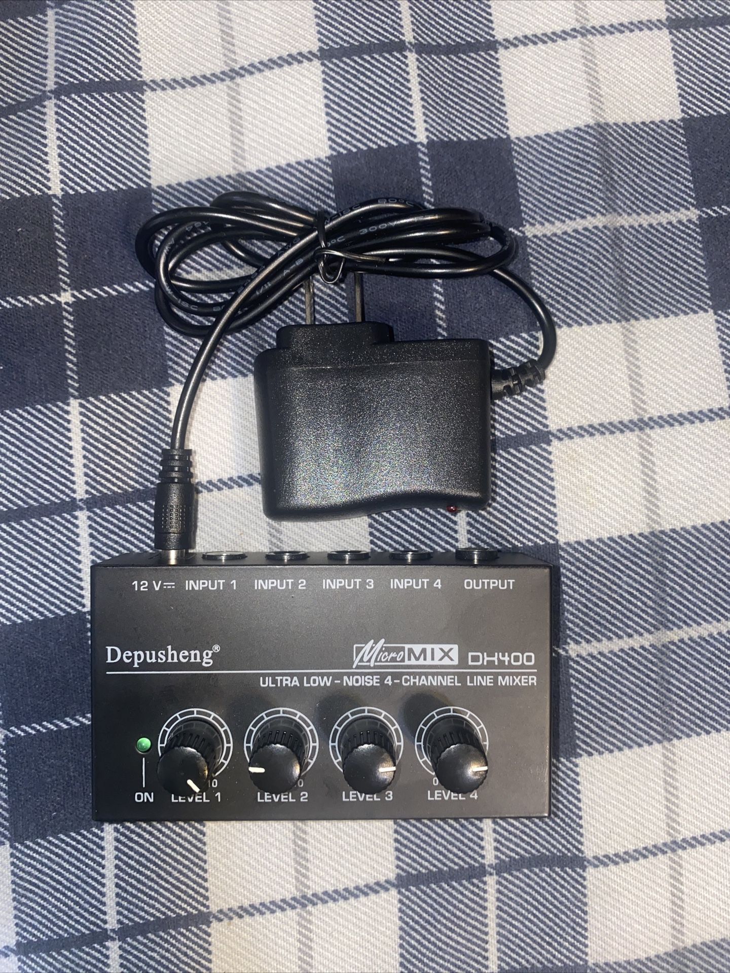 Depusheng DA400 4-Channel Portable Stereo Headphone Amplifier-Professional Mini