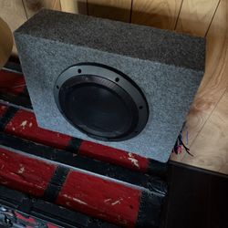 10” Pioneer Subwoofer With Amp