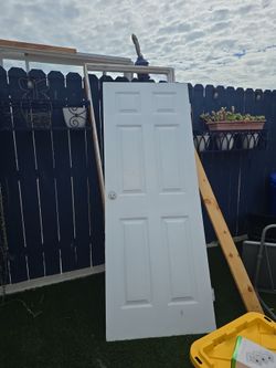 White 6-Panel Interior Door