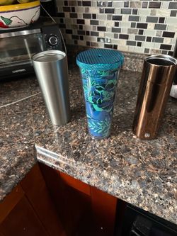 Starbucks Tumbler Set ( 2 Missing Lids)