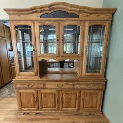 Solid Wood China Cabinet