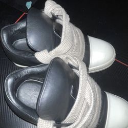 Rick owens Leather Low-Top Sneakers