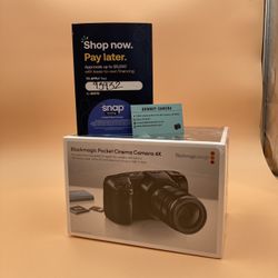 Blackmagic Pocket 4 Cinema Camera 