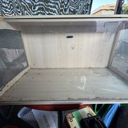 Large Hamster Cage - Wooden Clear front & side