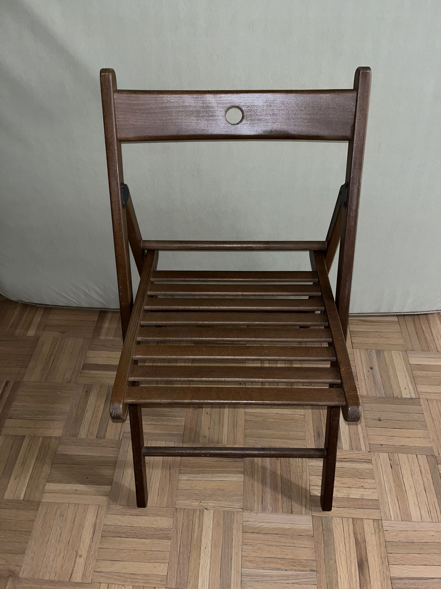 IKEA Frosvi Folding Chairs Wooden Brown