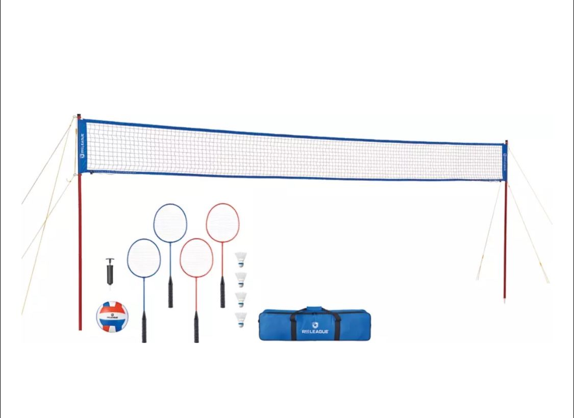 Rec League Badminton and Volleyball Combo