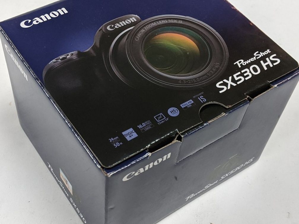 Canon PowerShot SX530 Digital Camera 50X Optical Zoom Wi-Fi NFC Black + 8 GB SD Card