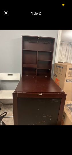 fold-down wall desk