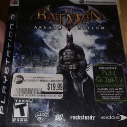 PlayStation 3 Video Game PS3 Batman Arkham Asylum 🦇 🃏 Joker Dc Comics