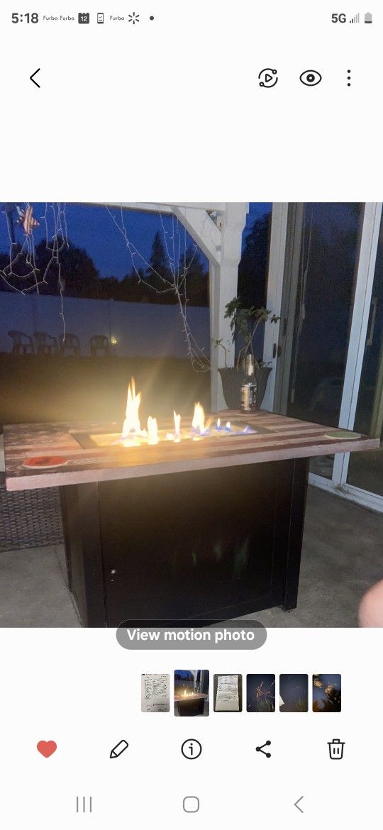 Fireplace Table...make Offer