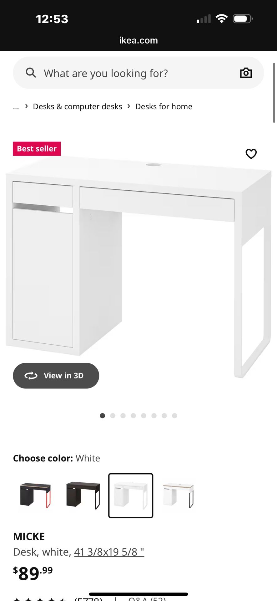 IKEA Malm Desk