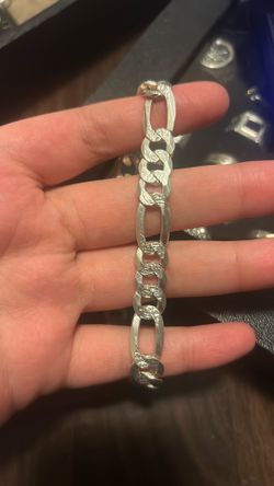 925 silver thick bracelet