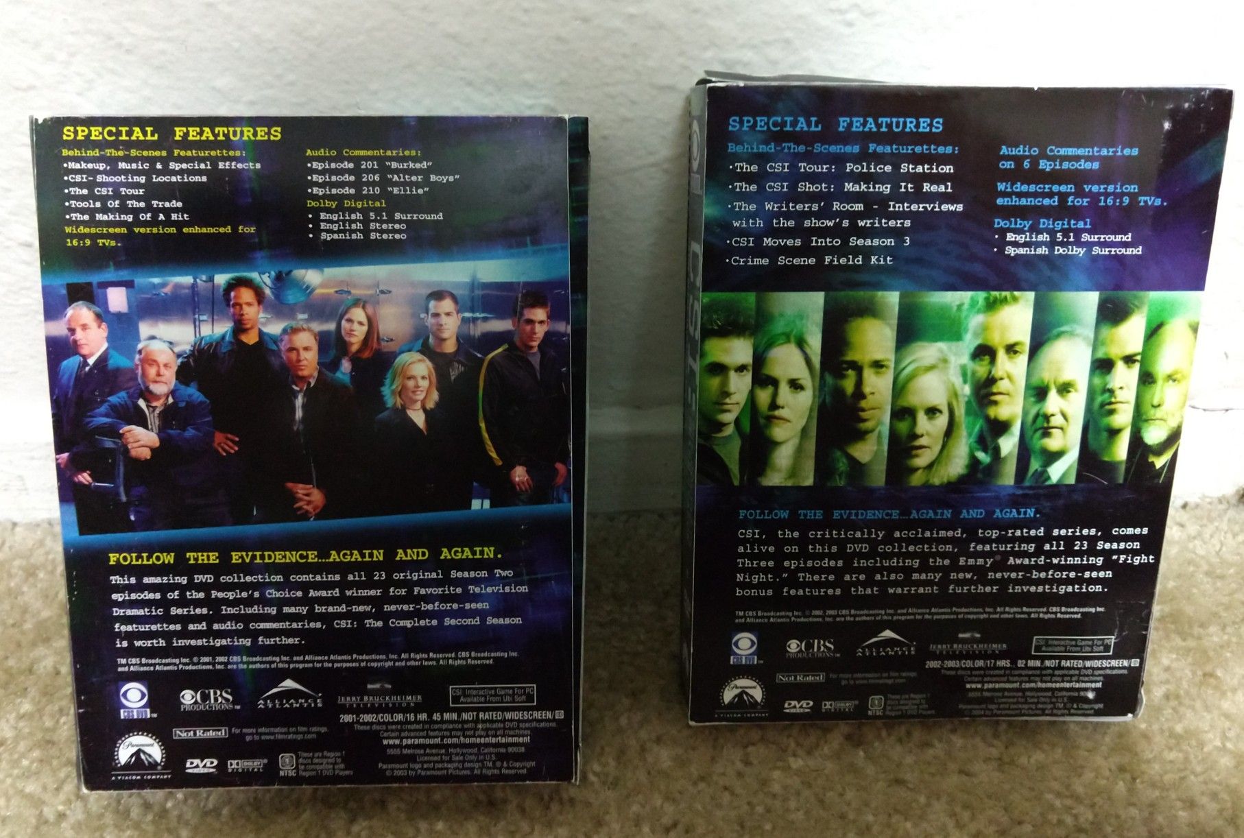 CSI LAS VEGAS COMPLETE second and third season