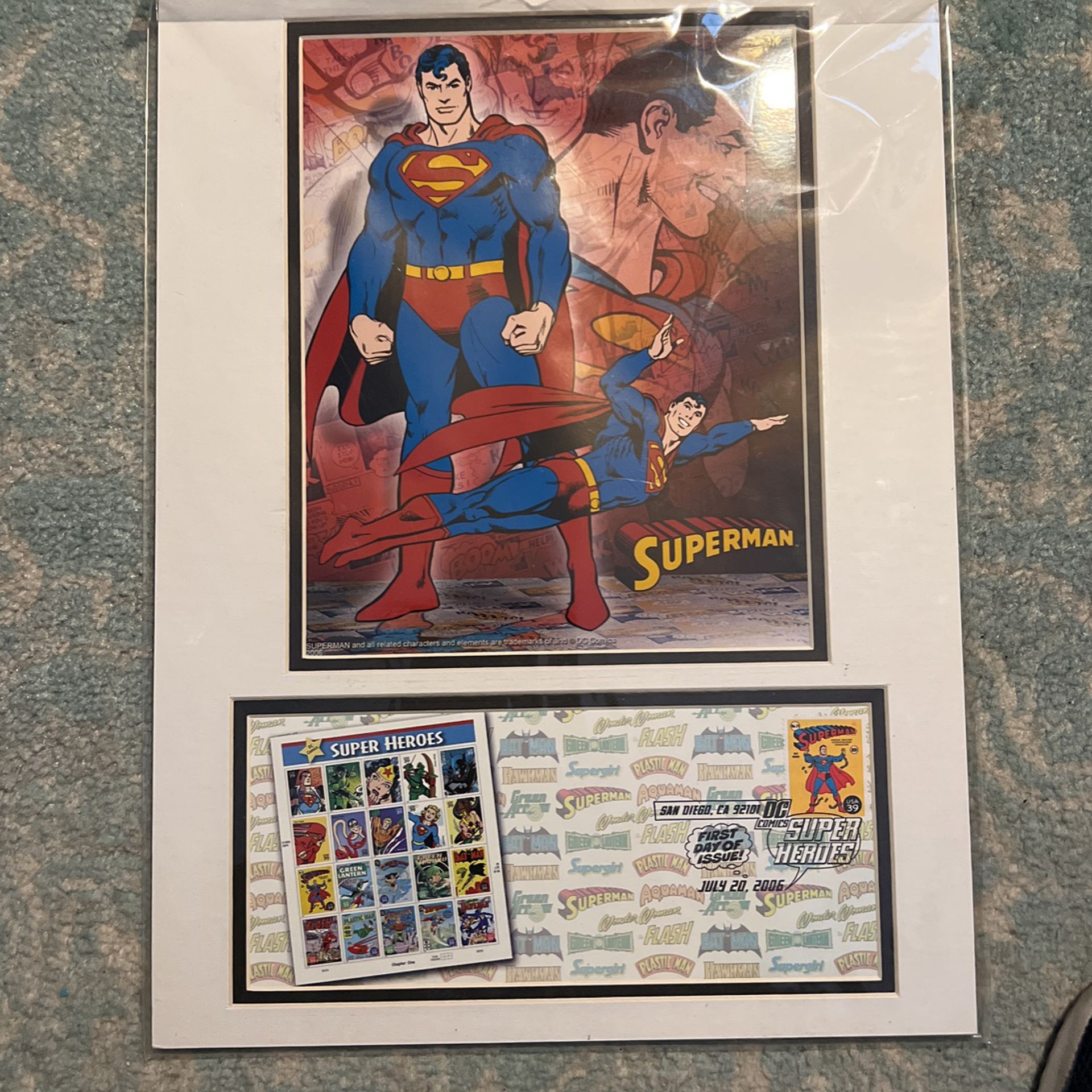 Superman Collectible Stamp