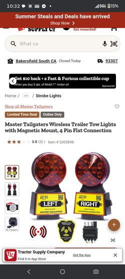 Wireless tralior lights