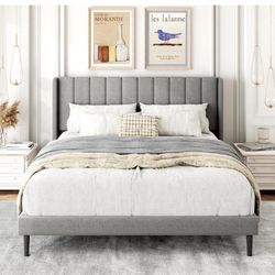 free brand new queen size bed frame and new mattress
