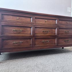 Vintage Solid Wood Dresser