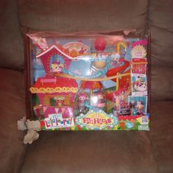 Mini Lalaloopsy Silly Fun House Park Playset Roller Coaster Doll

