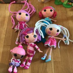 Lalaloopsy Doll Lot Of 5 Dolls 