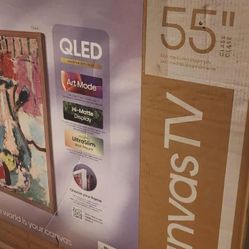 TV HISENSE QLED CANVAS 55".
