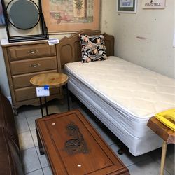 Twin Size Bed And Dresser 