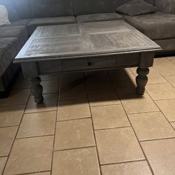 Gray Coffee Table 
