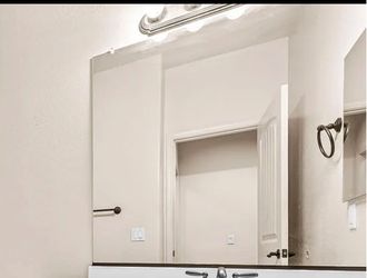 Single Vanity Bathroom Mirror 42X42