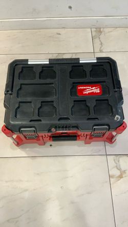 Packout Large Tool Box, Polymer, 22 in W x 16-1/4 in D x 11 in H, For Milwaukee