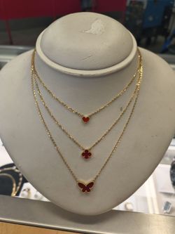 14k solid gold necklace 4.6 grams 24 Long layaway available 10% Dwon if you interested please make sure you ask for Maribel thank you