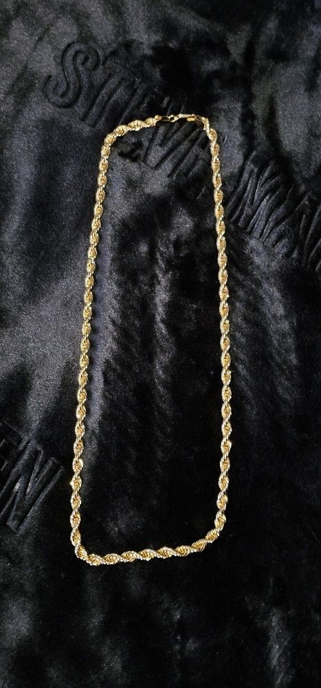 6mm 24" Gold Filled Rope Chain