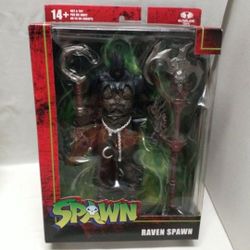 Mcfarlane Spawn 7" Action Figure Raven Spawn (Small Hook)