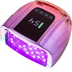 Rechargeable Nail Dryer, 96W High Power Professional Nail Lamp LCD Display UV LED Nail