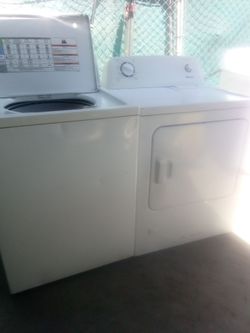 Kenmore washing machine and a minor gas dryer