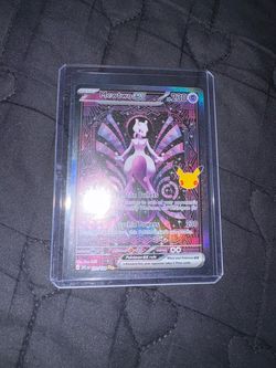 Pokemon Mewtwo ex #151 30th Celebrations Card