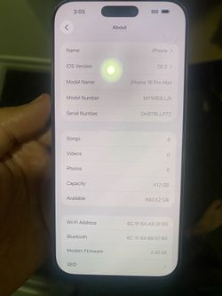 IPhone 16 pro max 512 gb unlocked